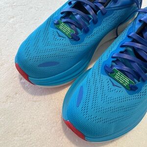 Hoka Bondi 8 Virtual Blue Swim Day Men's Athletic Shoes Sneakers 12.5 Nice!